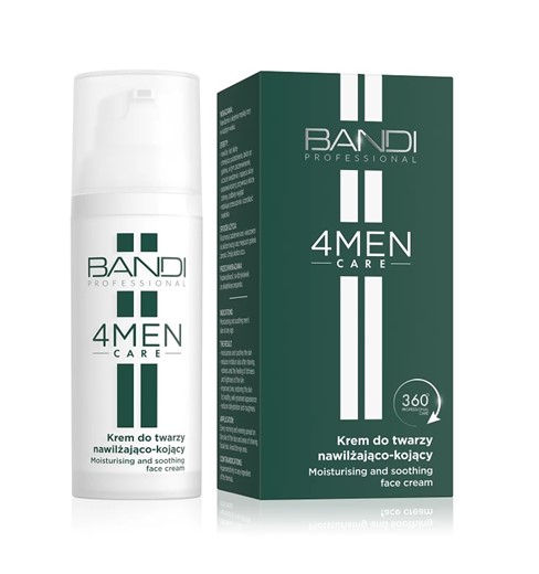 Bandi 4MEN Care - krem do twarzy nawilżająco-kojący - 50ml