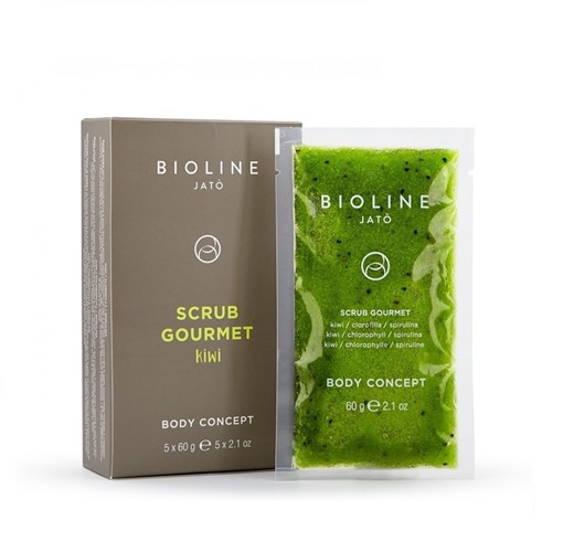 Bioline Jato Scrub Gourmet Kiwi - peeling do ciała - 5x60g