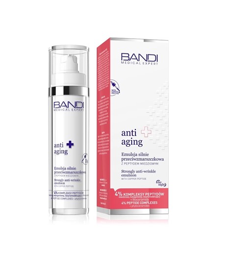 Bandi Anti Aging - emulsja silnie przeciwzmarszczkowa z peptydem miedziowym - 50ml