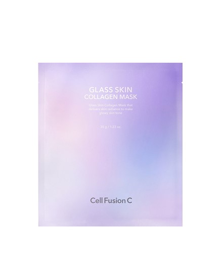 Cell Fusion C Glass Skin Collagen Mask - wygładzająca maska kolagenowa - 5x35g