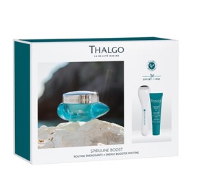 Thalgo Spiruline Boost Kit - zestaw energetyzująco-antyoksydacyjny - 50ml + 10ml + roller