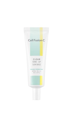 Cell Fusion C Clear Sun Base SPF 50+/PA++++ - kryjąca baza dla skóry wrażliwej, trądzikowej - 40ml