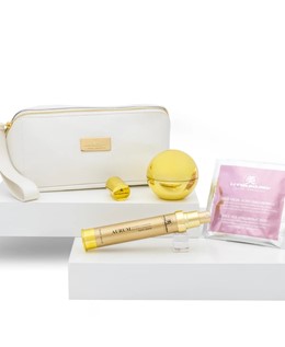 Utsukusy Aurum Set - zestaw rozświetlający - 50ml + 35ml + 20ml + kosmetyczka